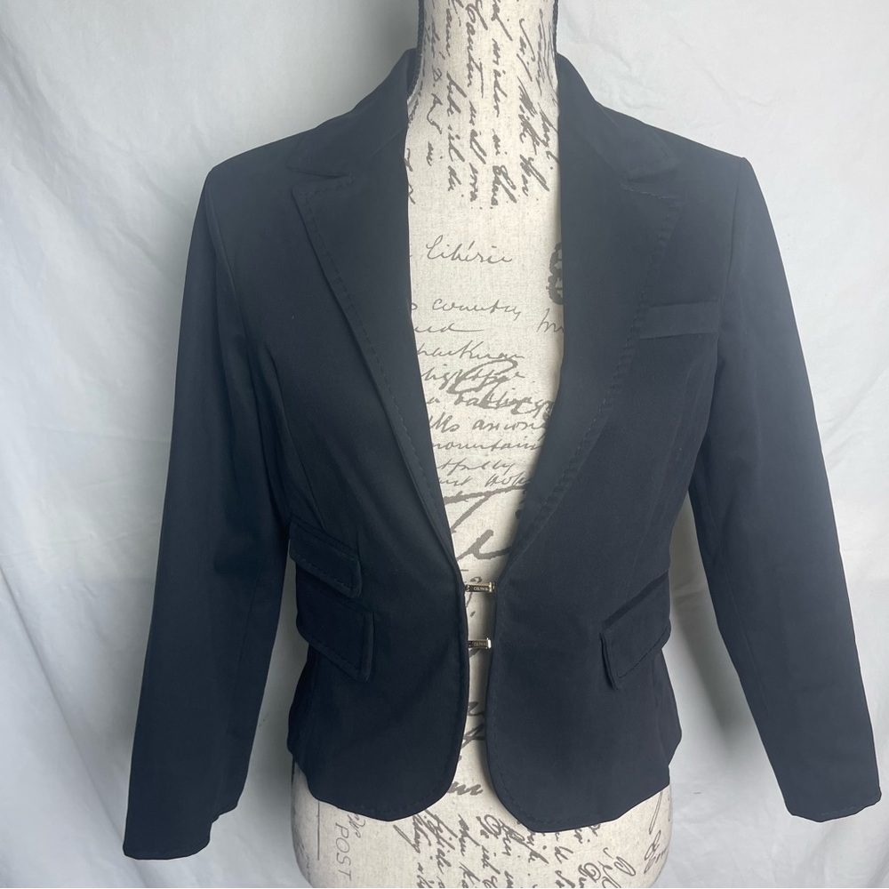 Celyn b. NEW Black Crop Jacket / Blazer Made in Italy Size 44 (Small)